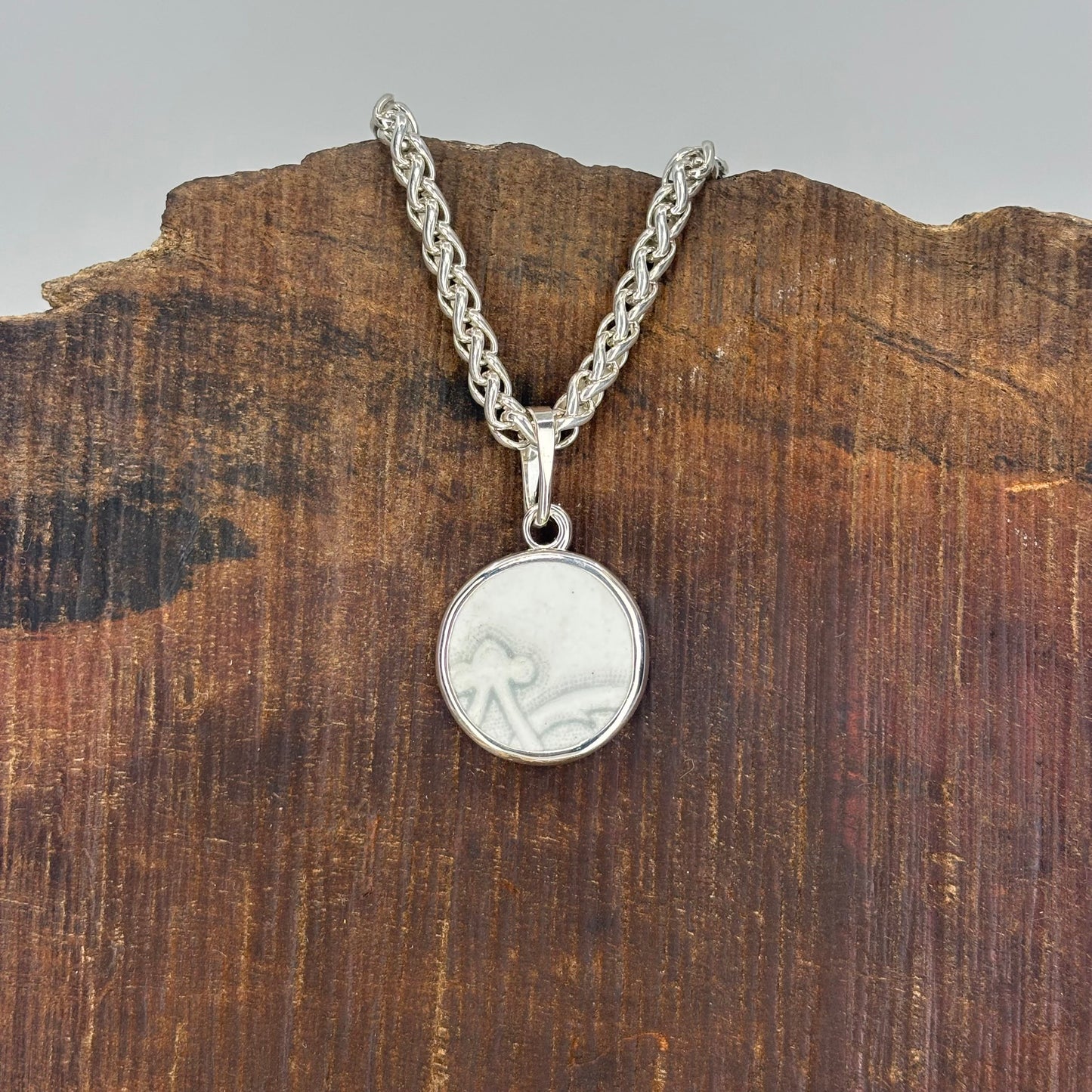 Dusky Horizon Sterling Silver Pendant Medium