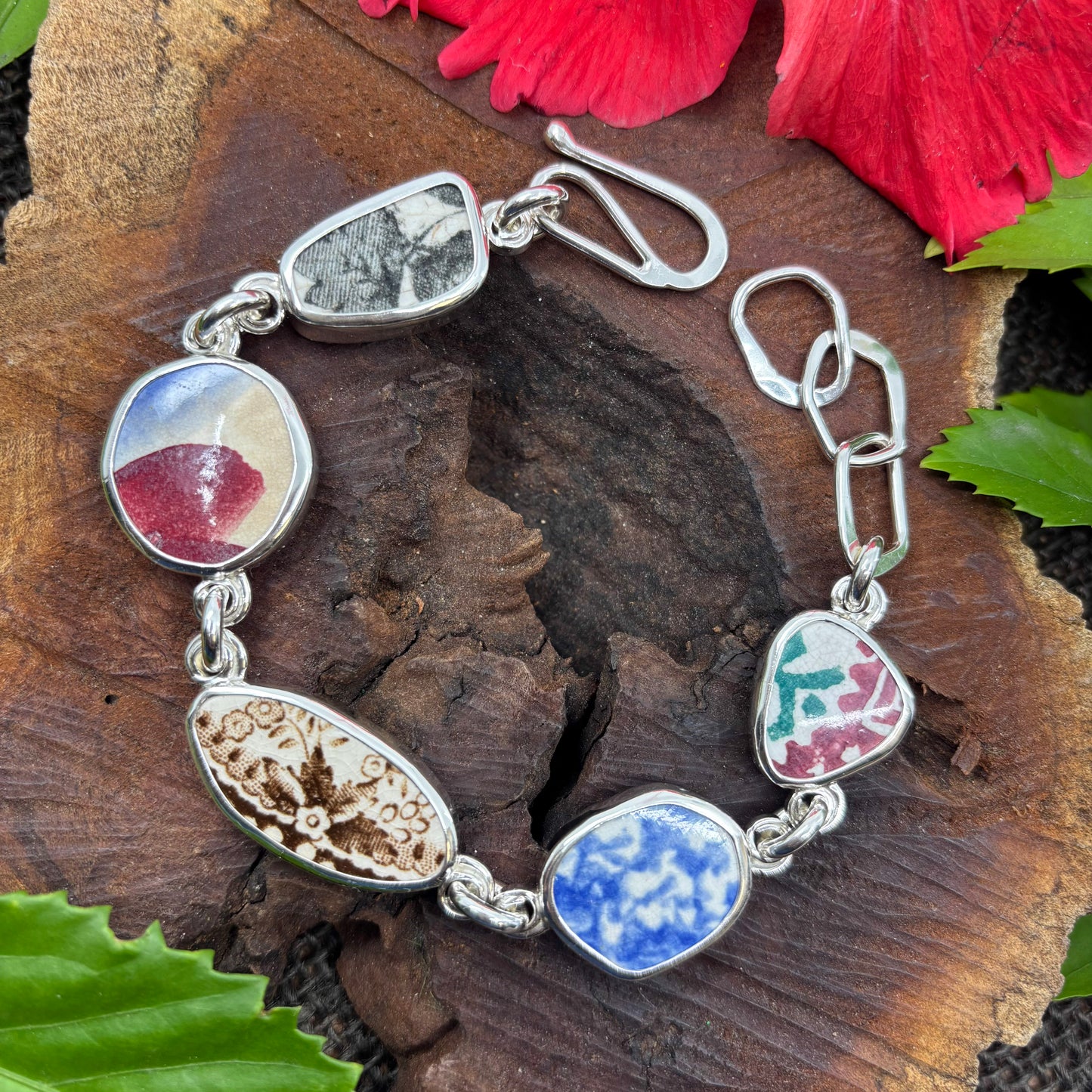 Harbor Hues Sterling Silver Handchain