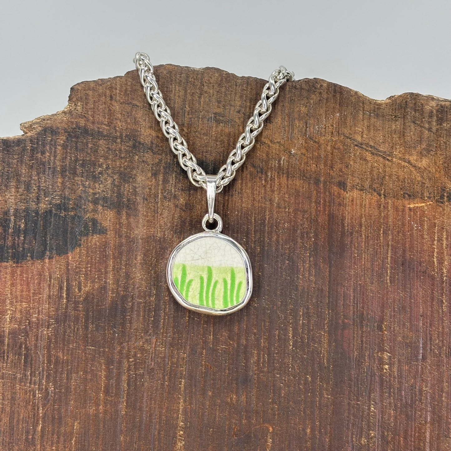Lemongrass Sterling Silver Pendant Medium
