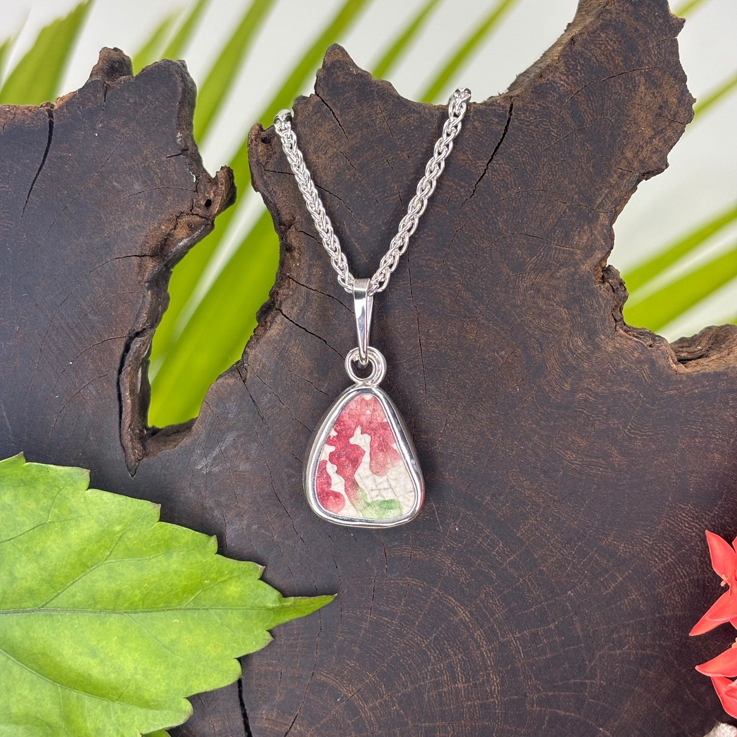 Whispers of Summer Sterling Silver Pendant Medium