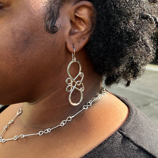 Butterfly Drop Earring