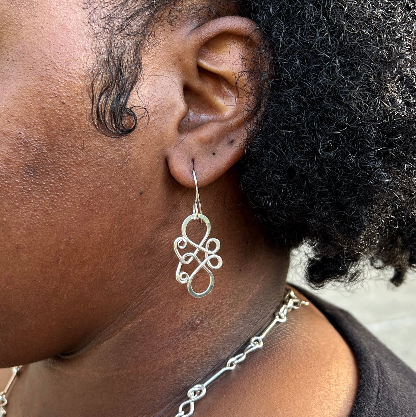 Butterfly Drop Earring