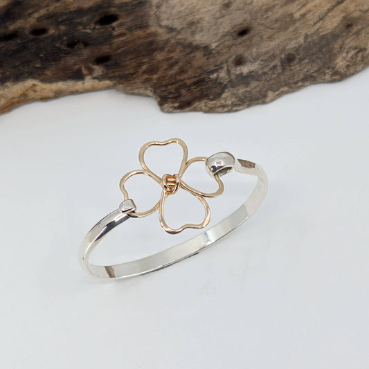 clover 5mm latch bracelet-Sterling Silver-Multiple Sizes-6