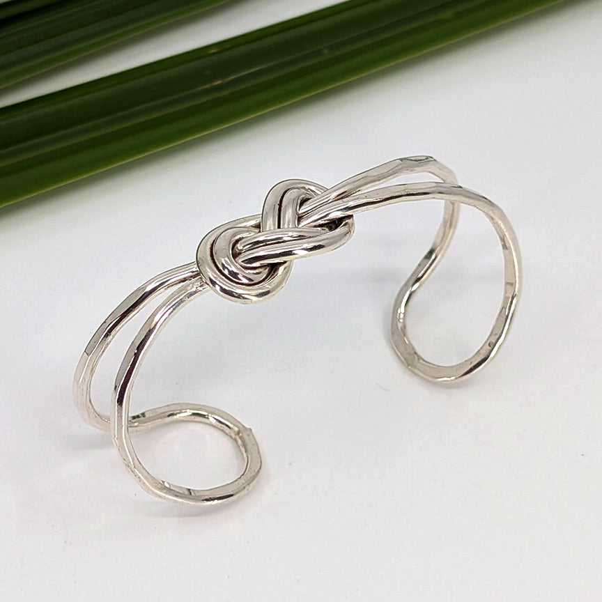 Double Infinity Cuff Bracelet