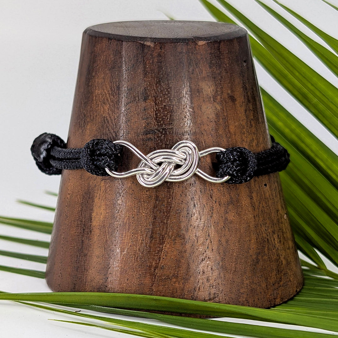 Double Infinity Cord Bracelet