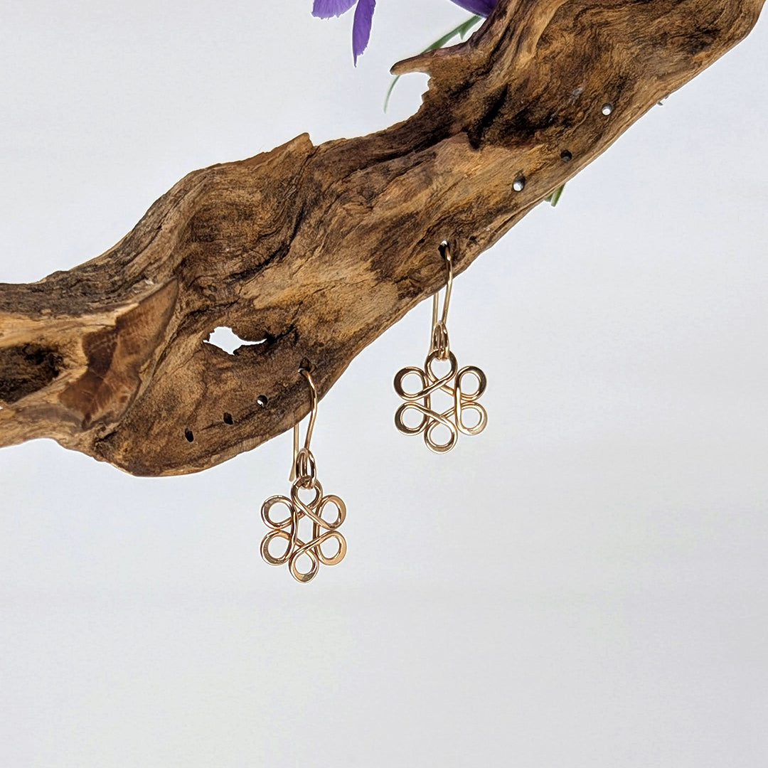 Flower Small Drop Earring