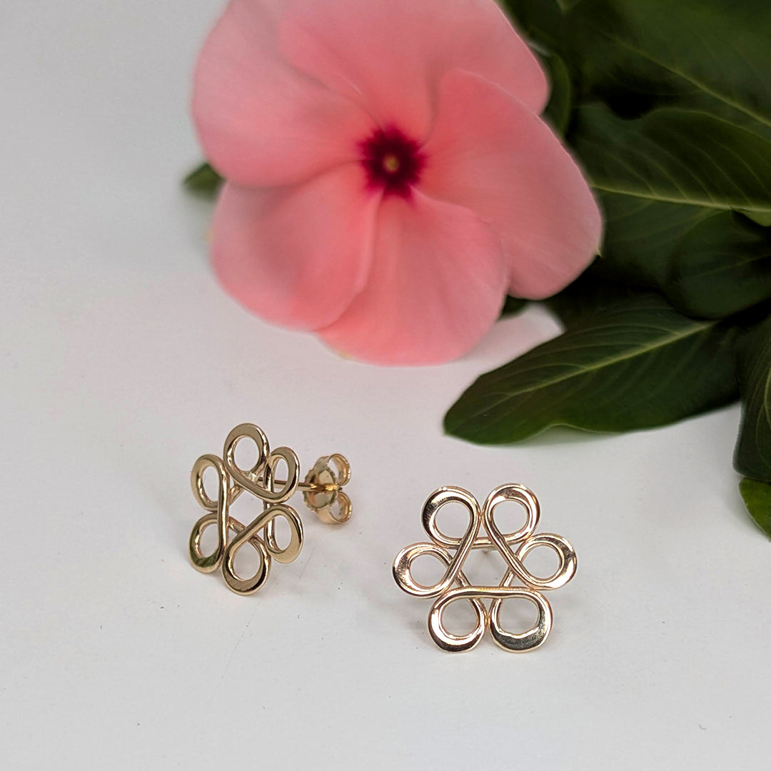 Flower Post Earring