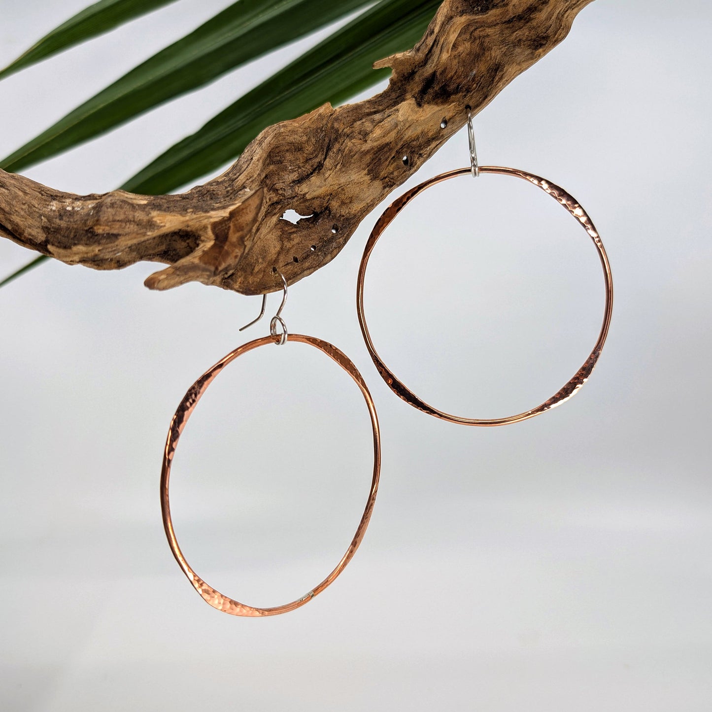 four corners hoop earring-Copper-Large-