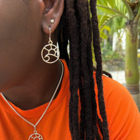 Sun & Surf Drop Earring