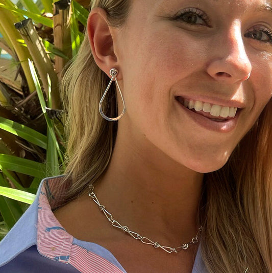 Teardrop Post Earring