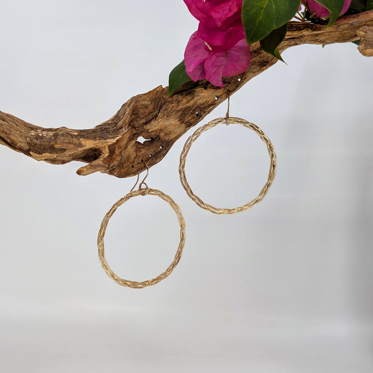 turkshead hoop earring---