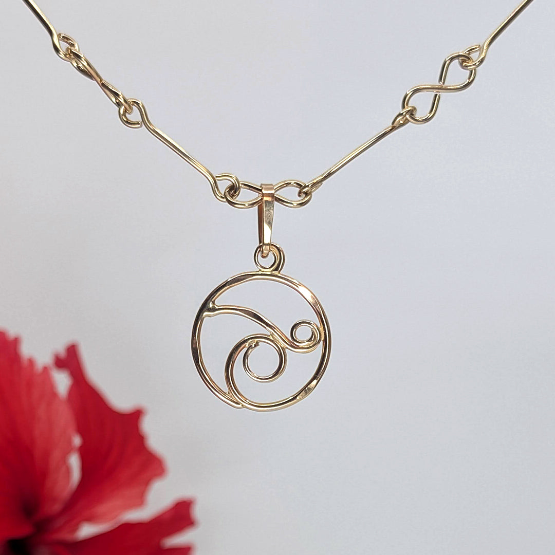 water pendant-14k Gold-One Size-