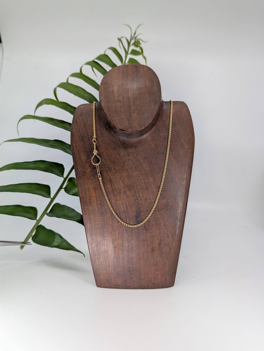 Wheat Medium Chain Necklace