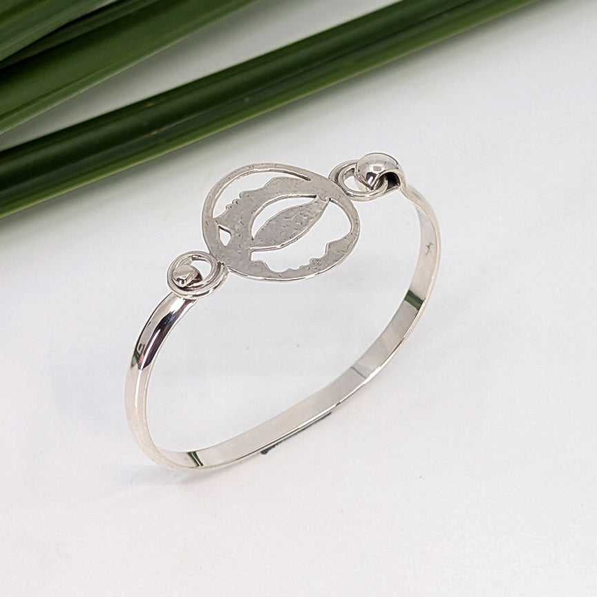 womens coalition 5mm latch bracelet-Sterling Silver-Multiple Sizes-5 3/4