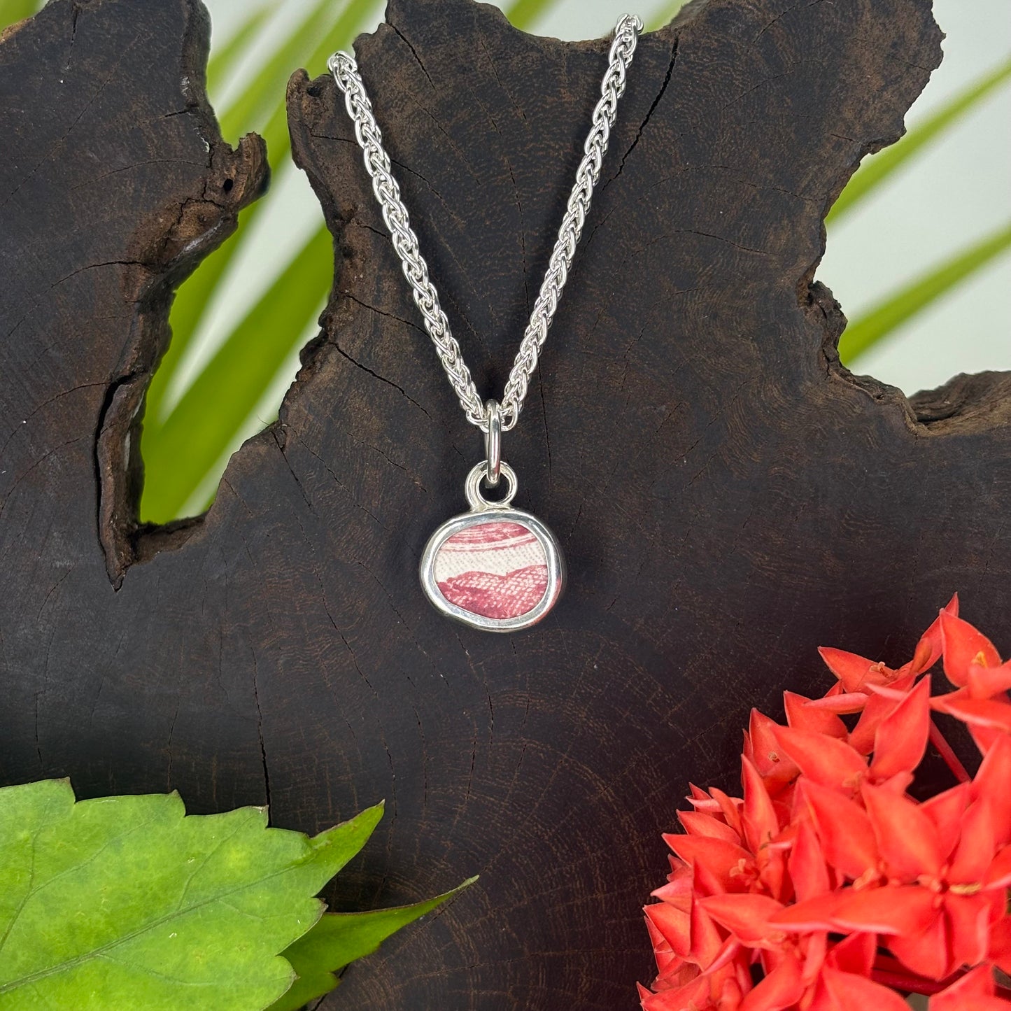 Blush Tide Sterling Silver Charm