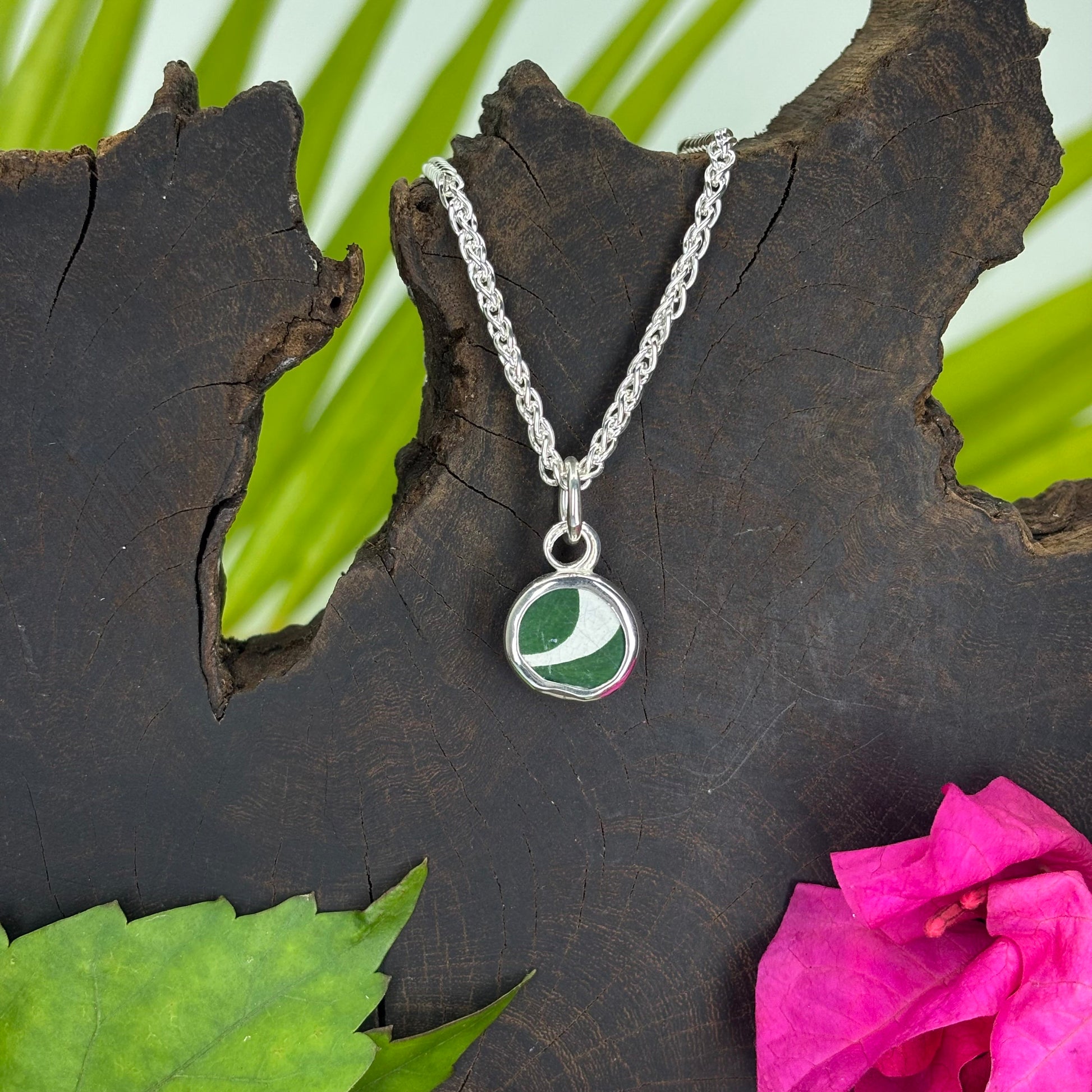 Botanic Wave Sterling Silver Charm