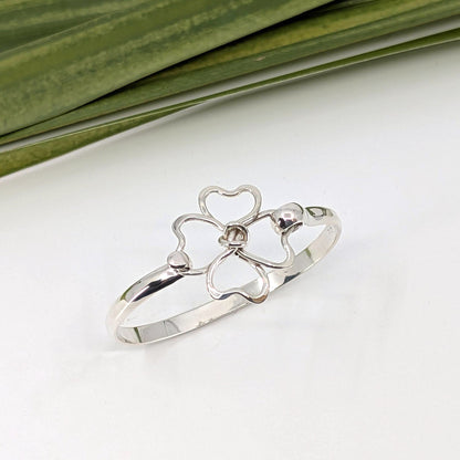 clover 5mm latch bracelet-Sterling Silver-Multiple Sizes-5 3/4