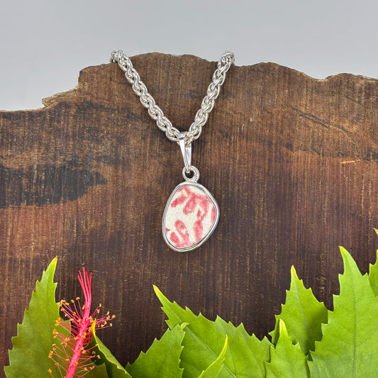 Coral Bloom Sterling Silver Pendant Medium