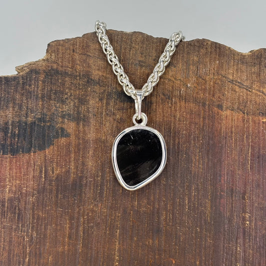 Crucian Noir Sterling Silver Pendant Large