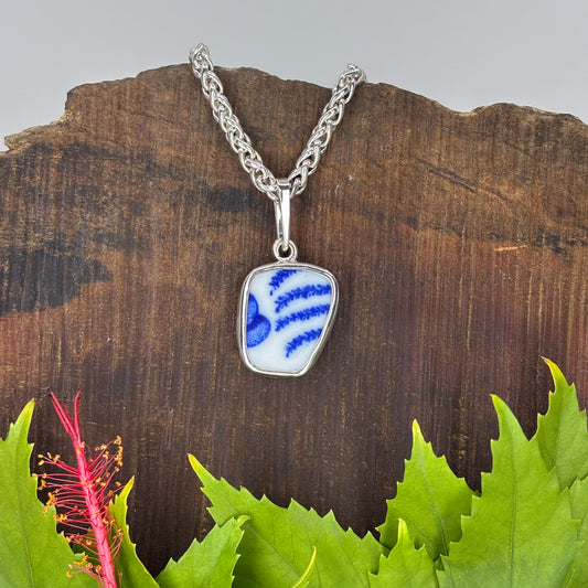 Fern Whisper Sterling Silver Pendant Medium