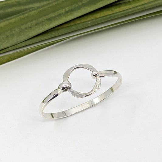 four corners 5mm latch bracelet-Sterling Silver-Multiple Sizes-5 3/4