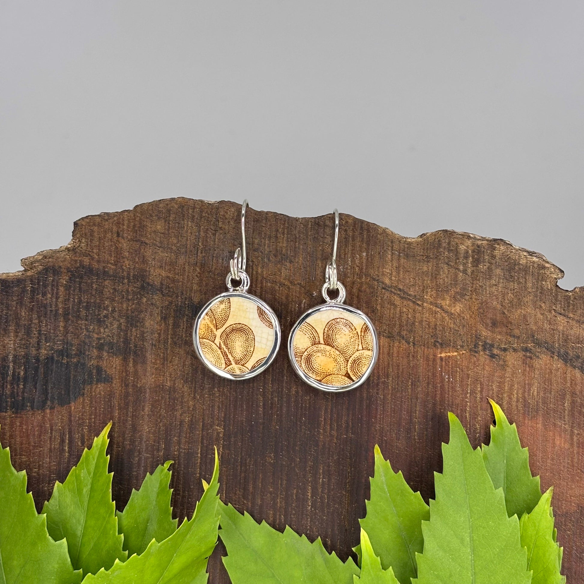 Ginger Thomas Bloom Sterling Silver Earrings Round