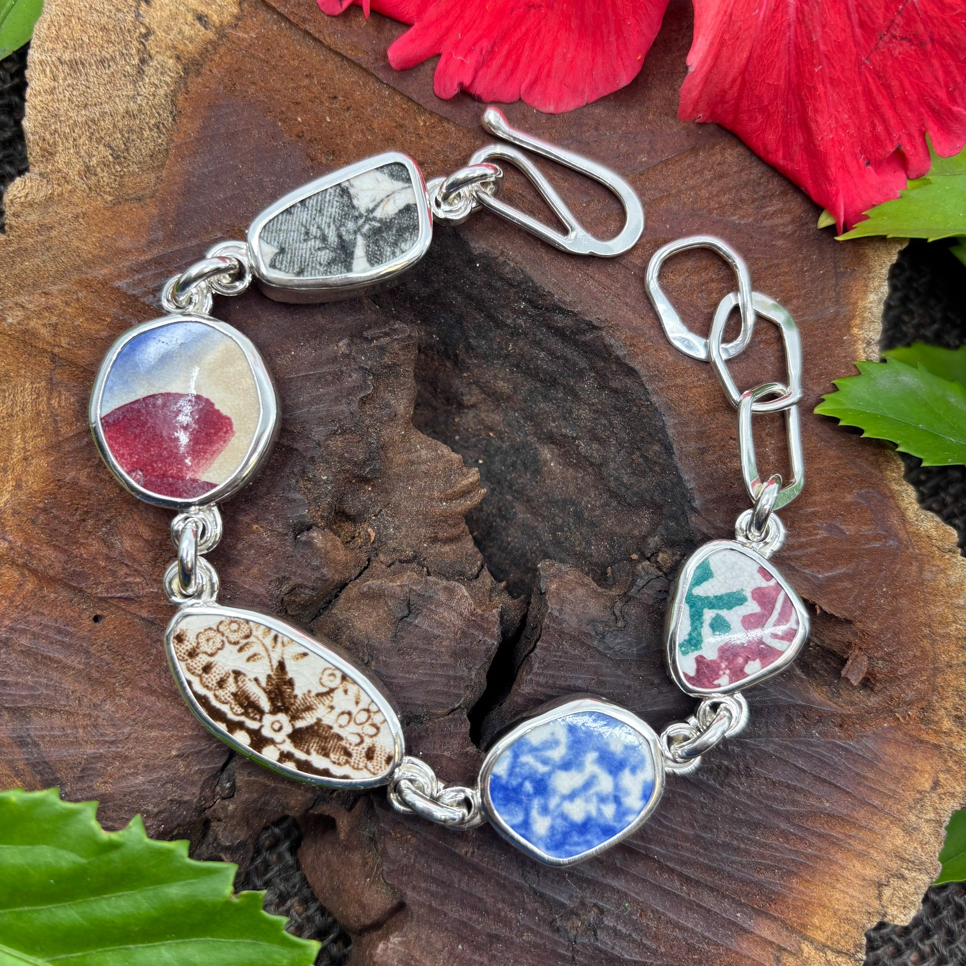 Harbor Hues Sterling Silver Handchain