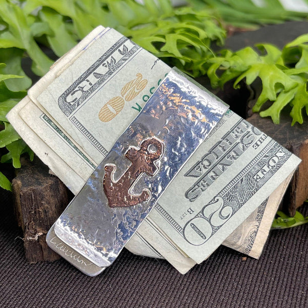 Anchor Money Clip – Crucian Gold