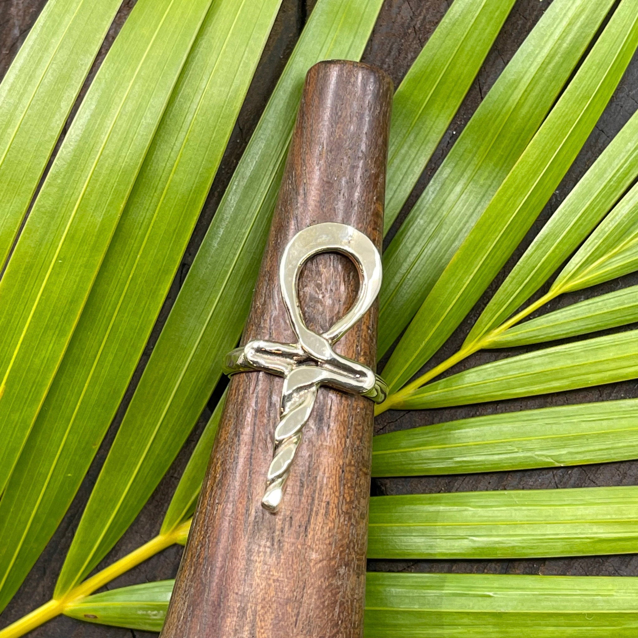 cholos  ANKH RING リング　シルバー×K18 cholos ANKH RING リングシルバー×K18