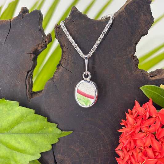 Island Melon Sterling Silver Pendant Small