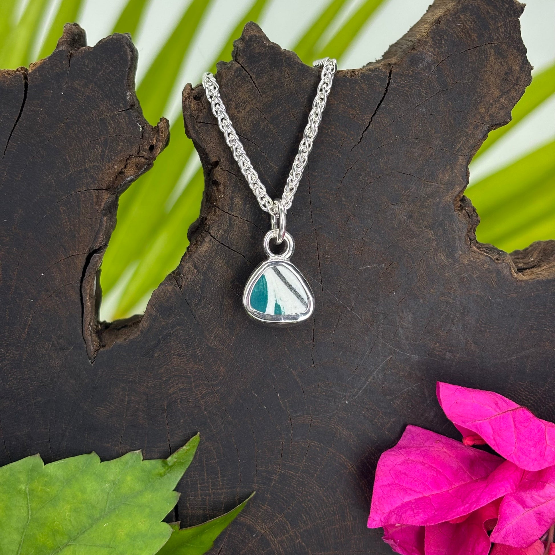 Palm Crest Sterling Silver Charm