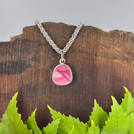 Rose Tide Sterling Silver Pendant Medium