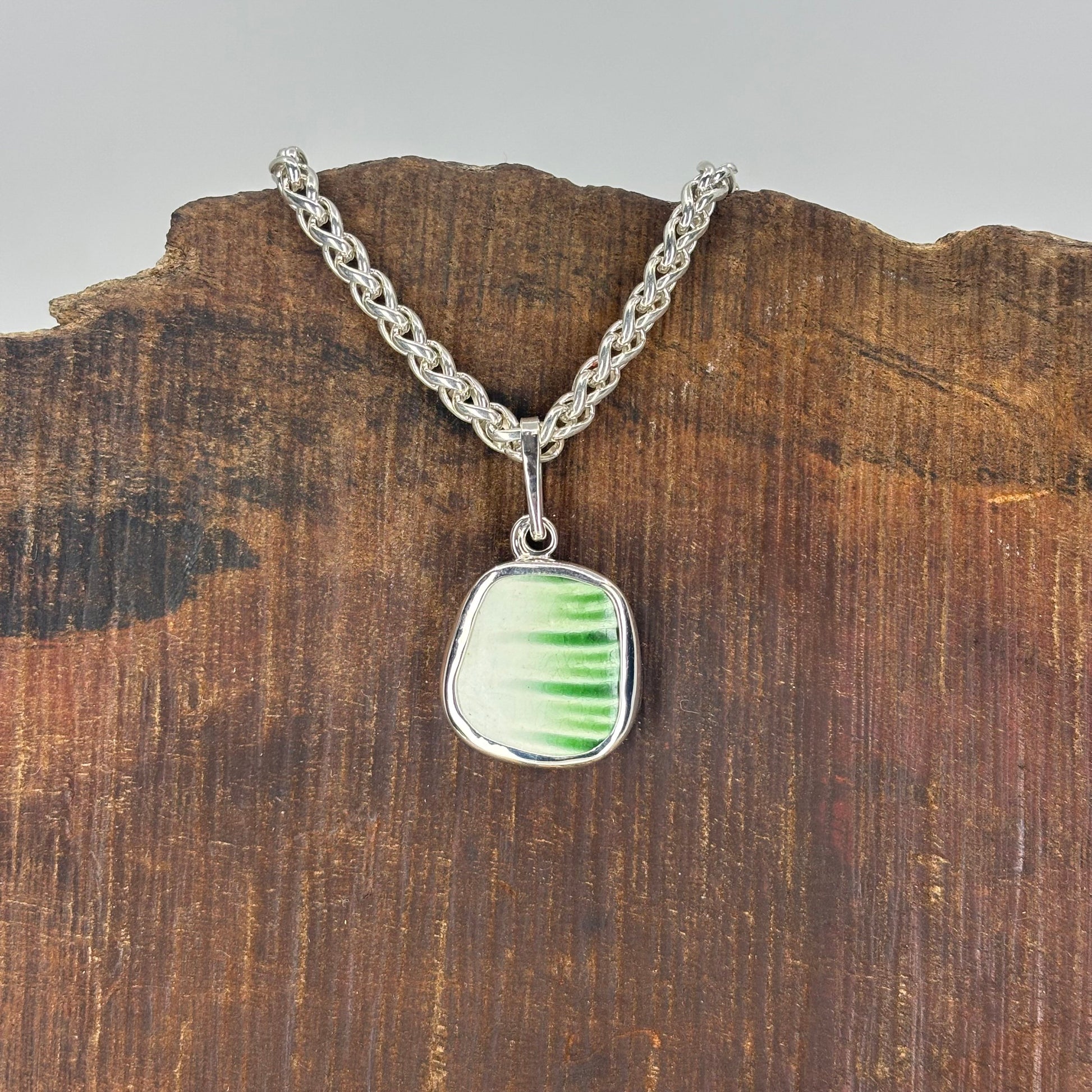 Sage Shore Sterling Silver Pendant Large