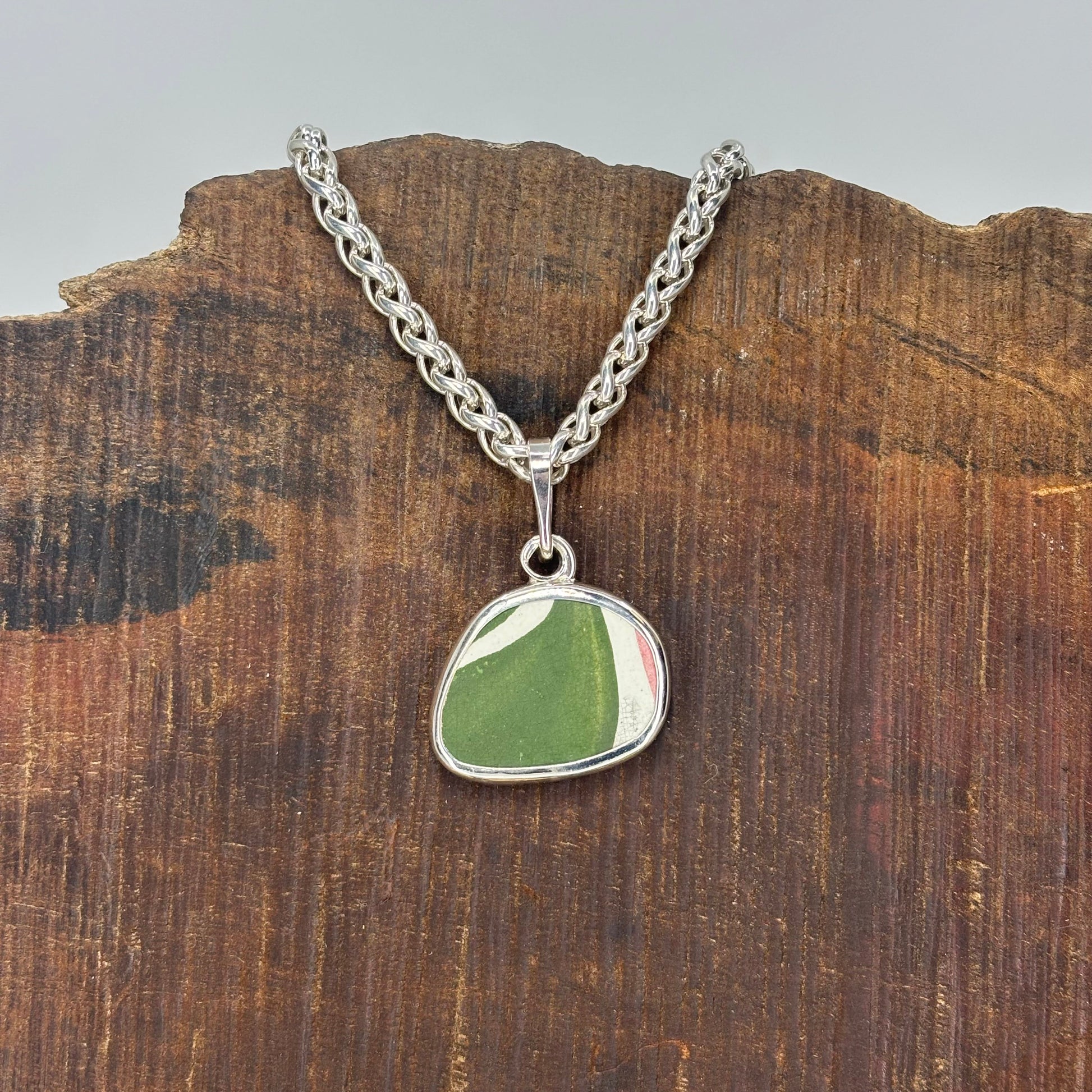Sea Grape Sterling Silver Pendant Large