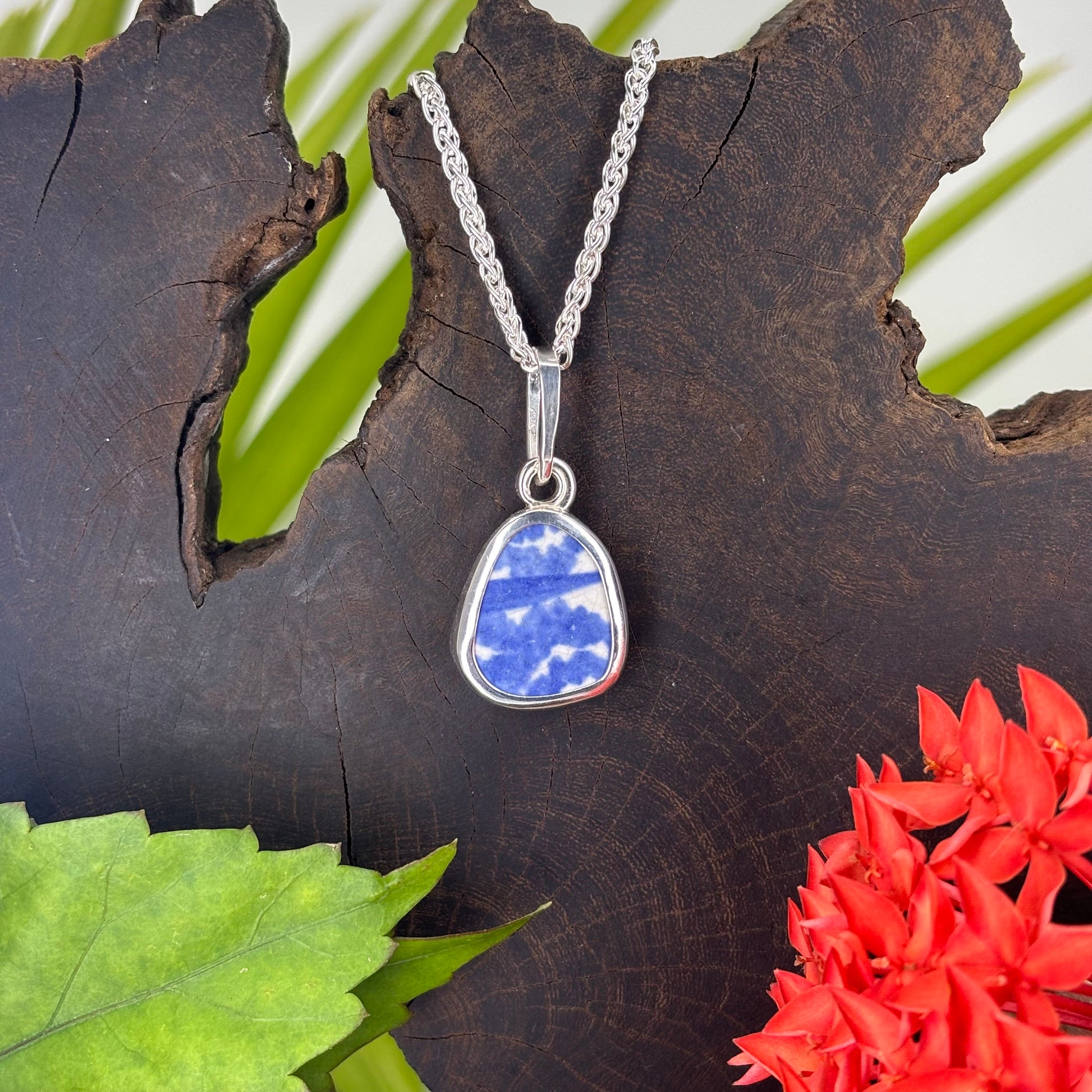 Storm Break Sterling Silver Pendant Small