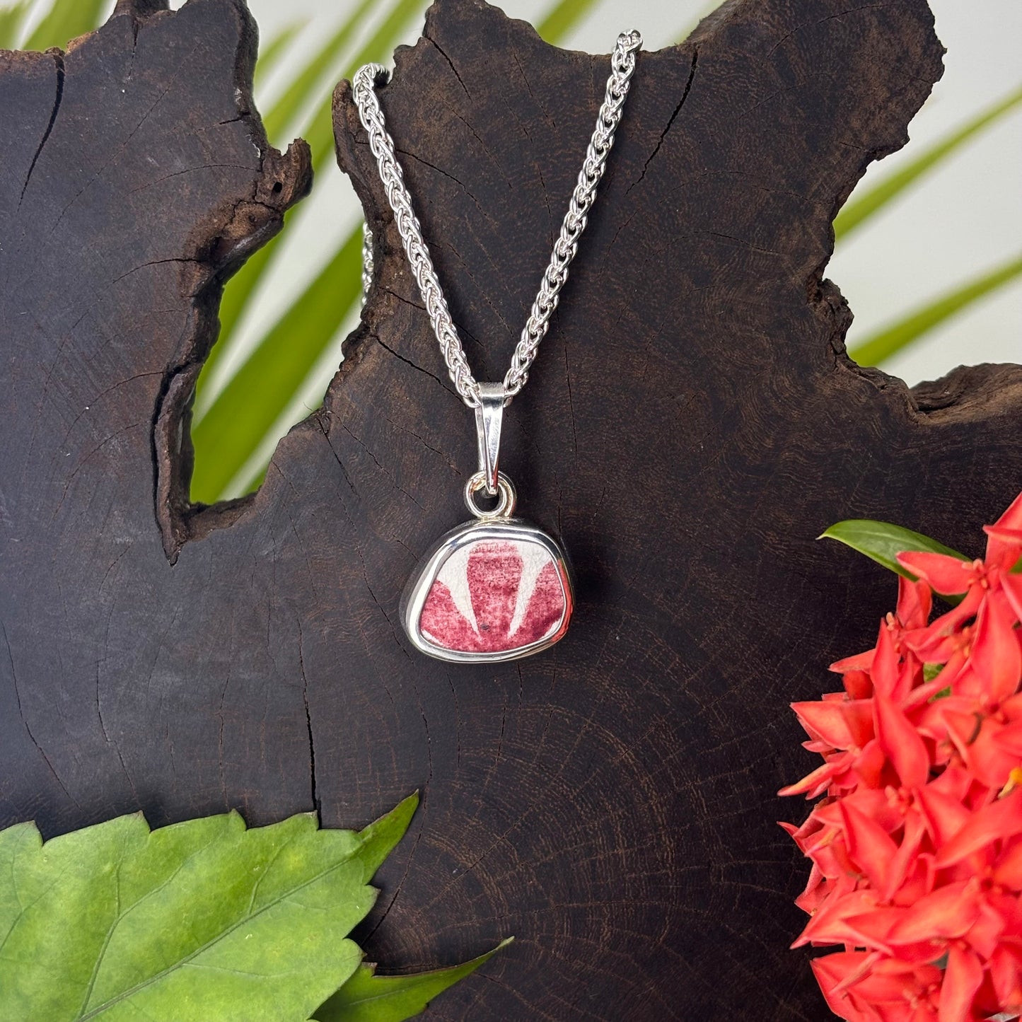 Sun Bloom Sterling Silver Pendant Small