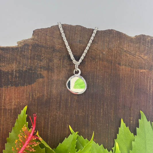 Tropical Edge Sterling Silver Charm