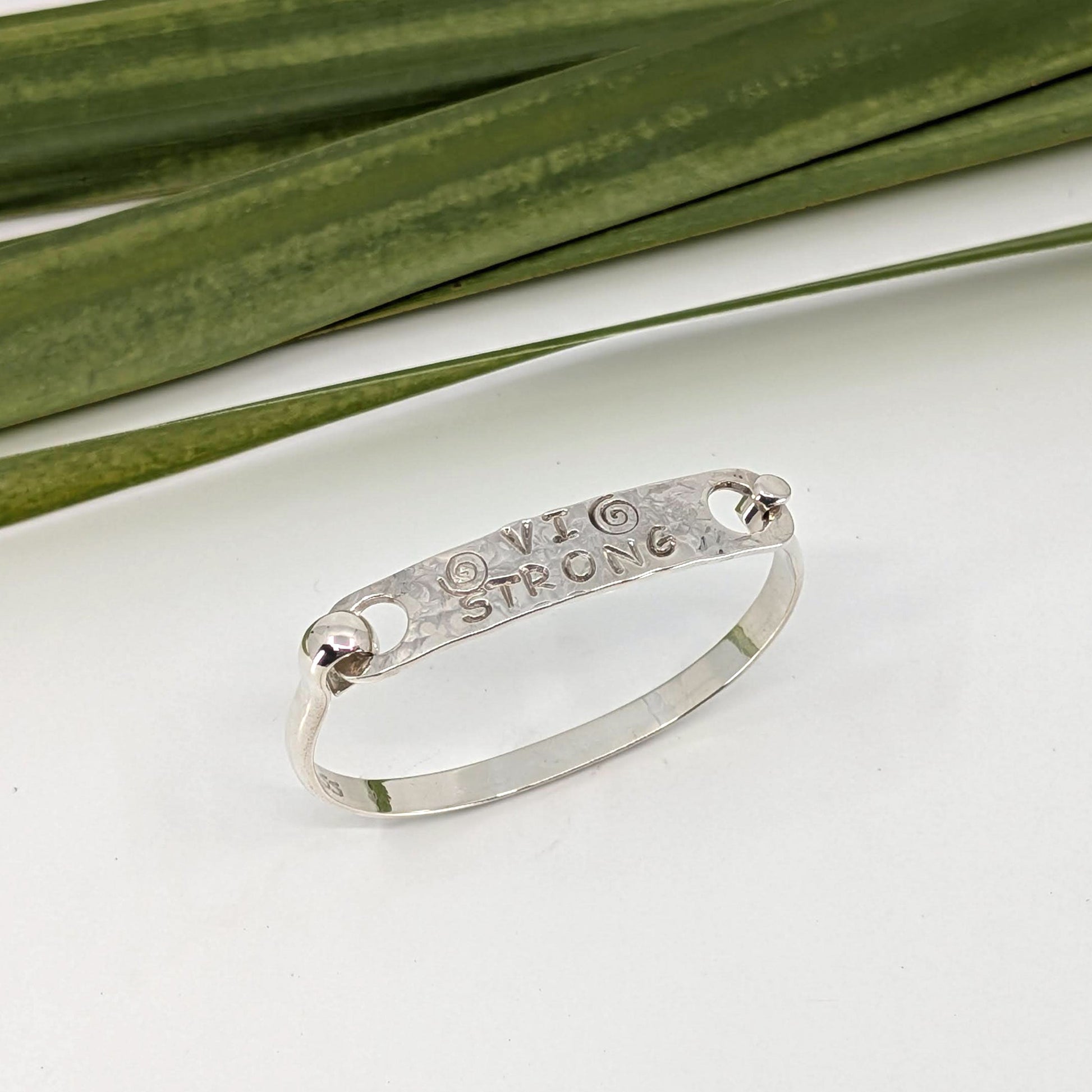 vi strong 5mm latch bracelet-Sterling Silver-Multiple Sizes-5 3/4