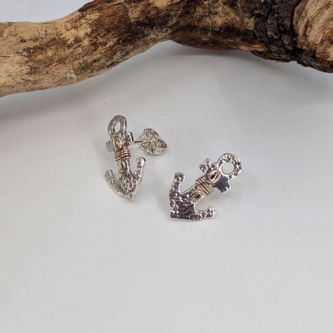 Anchor Post Earring