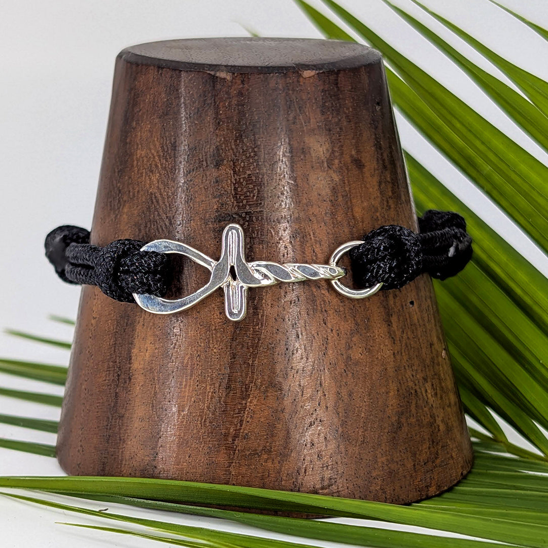 Ankh Cord Bracelet