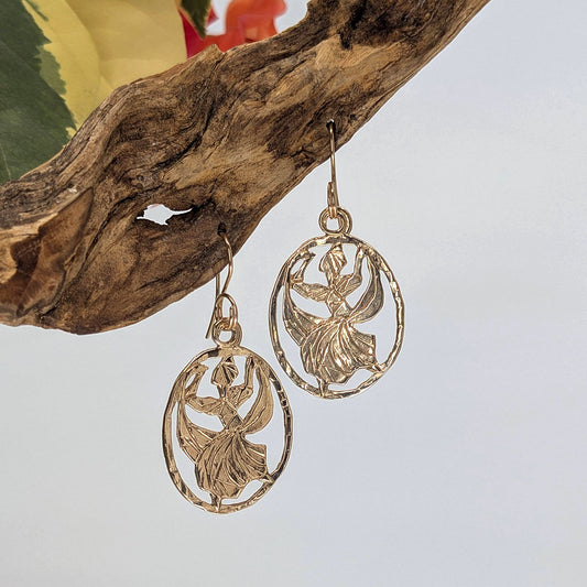 caribbean dance drop earring-Sterling Silver-One Size-