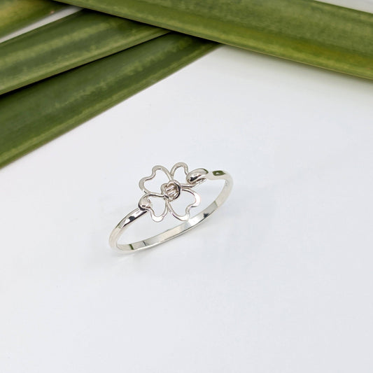 clover 3mm latch bracelet-Sterling Silver-Multiple Sizes-4