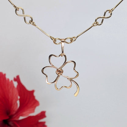 clover pendant-14k Gold-One Size-
