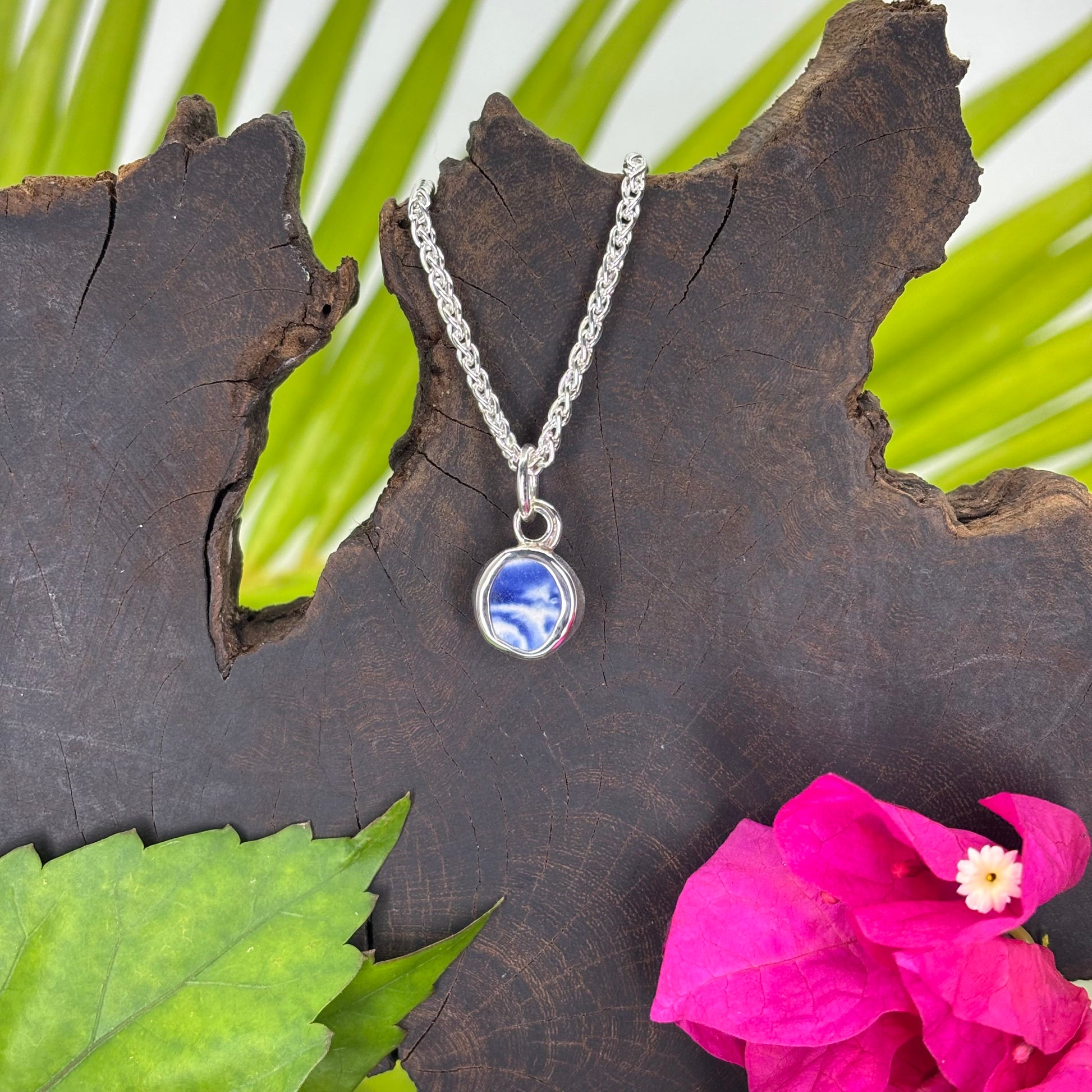 Cobalt Tide Sterling Silver Charm