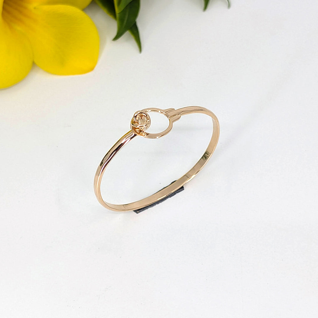 crucian knot 3mm classic bracelet-Sterling Silver-Multiple Sizes-4 1/2