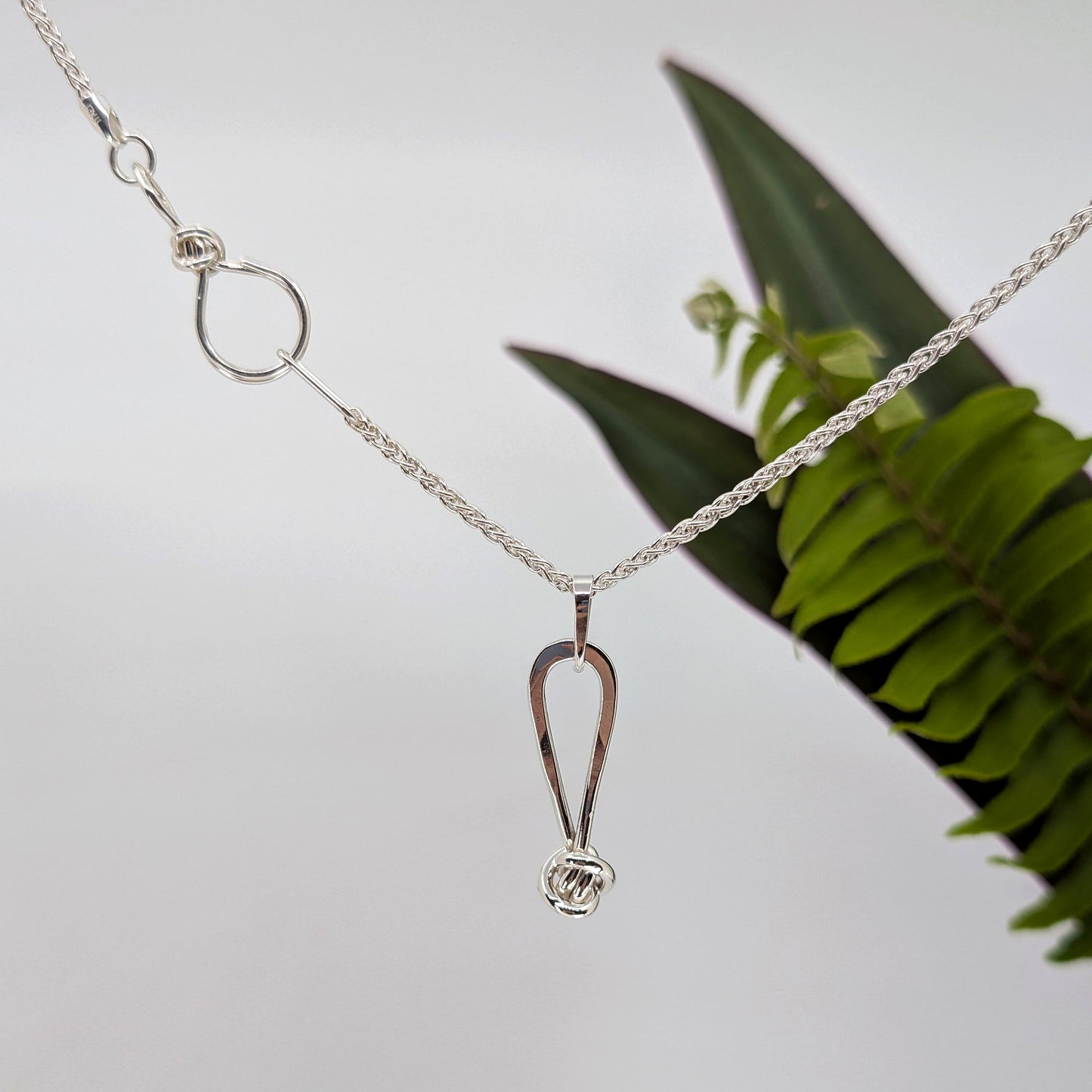 crucian knot medium pendant-Sterling Silver-One Size-