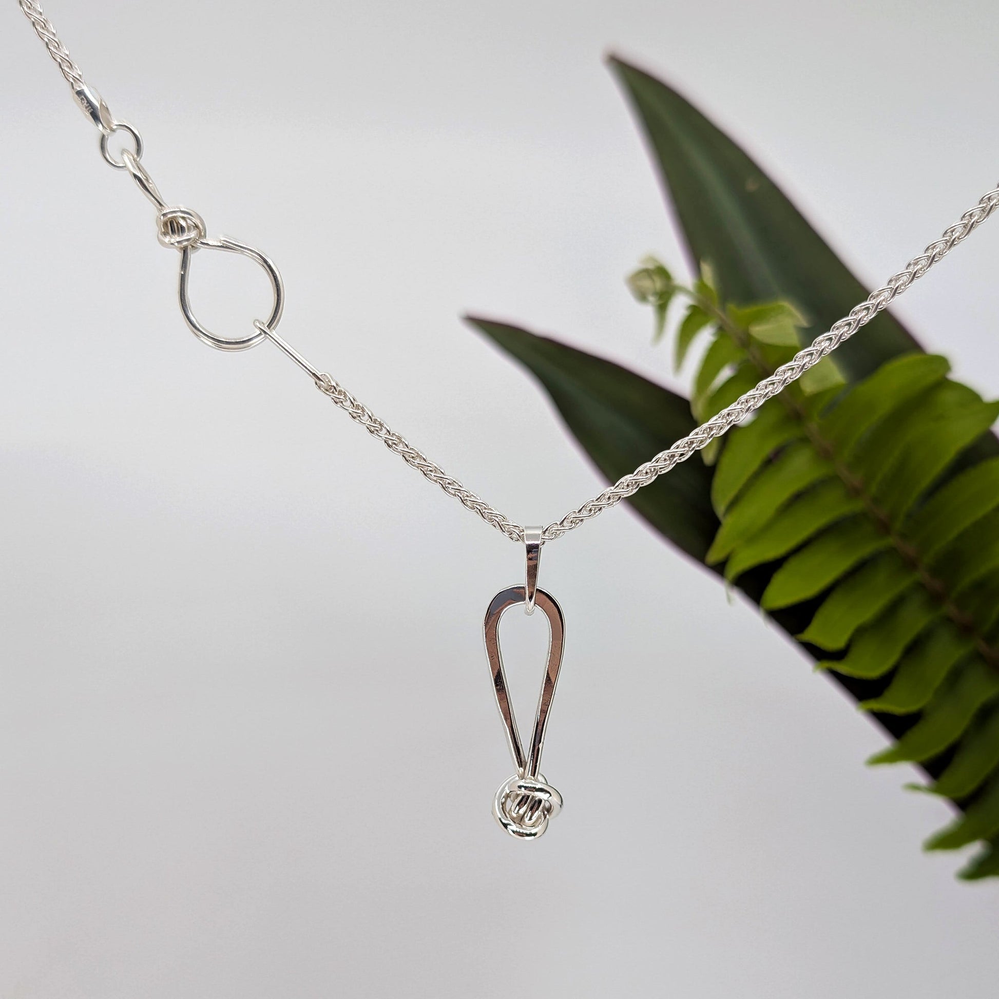 crucian knot medium pendant-Sterling Silver-One Size-