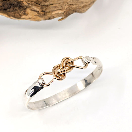 Double Infinity 8MM Latch Bracelet