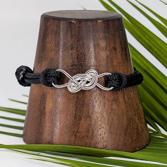 Double Infinity Cord Bracelet