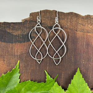 Carrick Bend Knot Earrings